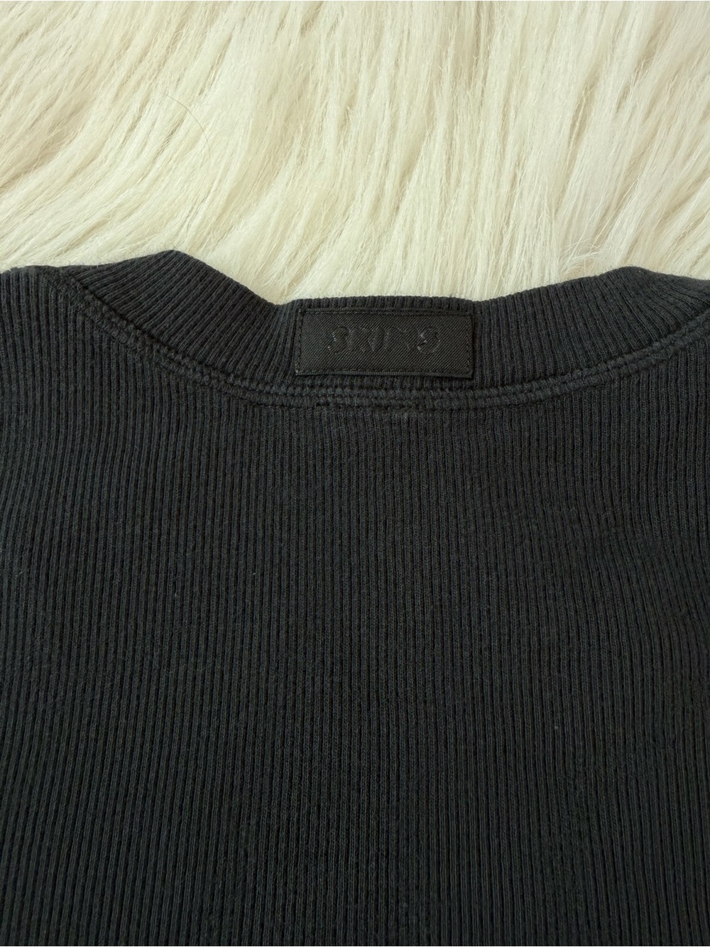 Skins Cropped Ribbed Henley Top - Picture 8 of 8